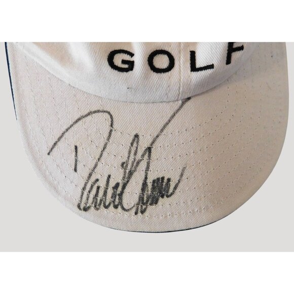 David Toms Signed Cleveland Golf Cap White Adjustable Unisex PGA Golfer - Picture 2 of 10